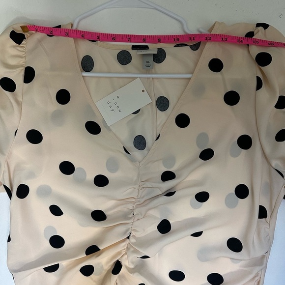Mommy & Me Outfit Cream Dress with Black Dots by a new day size XL & 4/5T - Picture 13 of 13